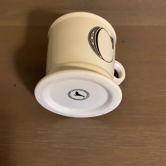 Anthropologie Cream and Black Ceramic Letter C Mug - Picture 7 of 7